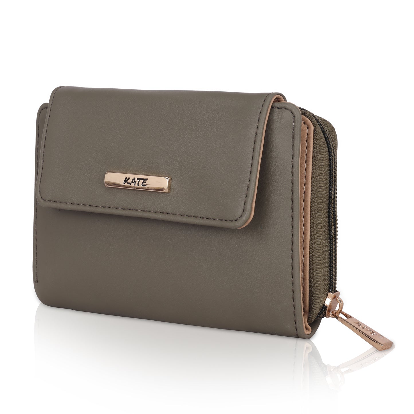 Women’s Two Fold Zip Around Wallet 2