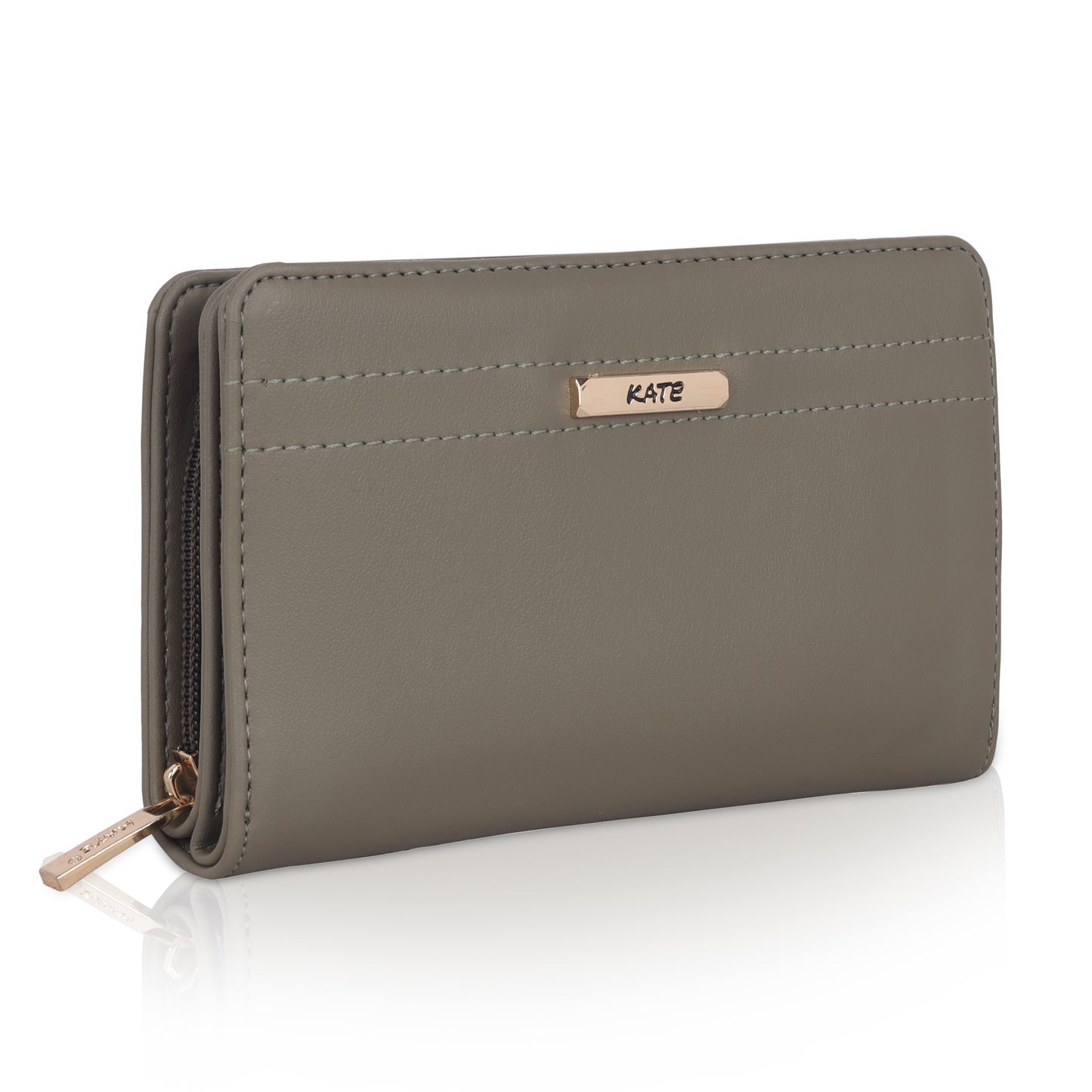 WOMENS TWO FOLD ZIP AROUND WALLET