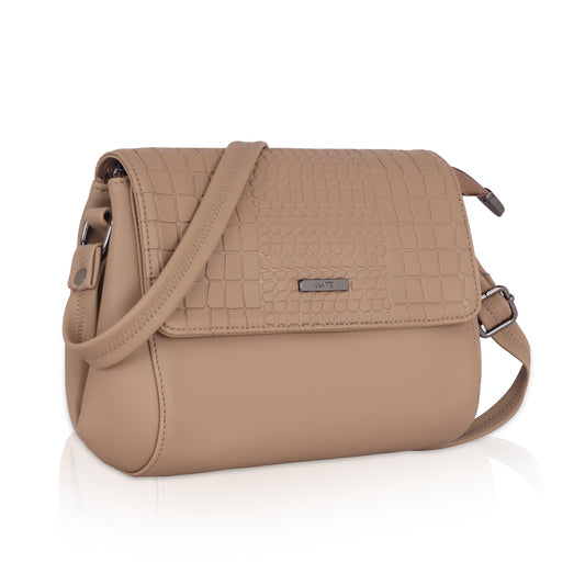 WOMENS TEXTURED SLING BAG